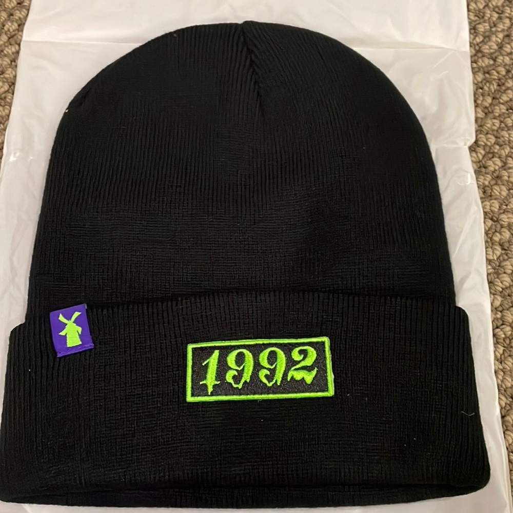 Black Dutch bros beanie